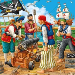 Ravensburger Pussel, Äventyr på öppet hav 3x49 bitar