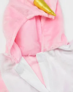Rosa Enhörning Baby Cape Maskeraddräkt 1-4 år