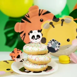 Safaridjur Cake Toppers 8-pack