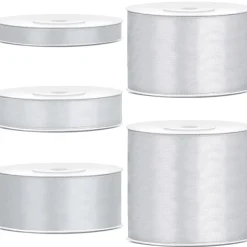 Satinband - Silver 25 meter
