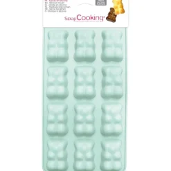 Scrap Cooking Silikonform - Teddybjörnar 12 stycken