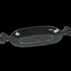 Serveringsfat av plast med karamellform 3-pack