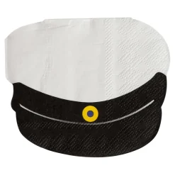 Servetter formade som studentmössor 16-pack