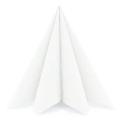 Servetter Premium Textilstruktur 40 cm - Vita 20-pack