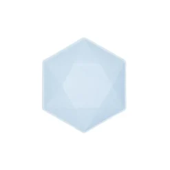 Skål Decor Premium Hexagon 16 cm Blå 6-pack