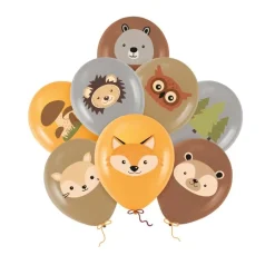 Skogsvänner - Ballonger 8-pack
