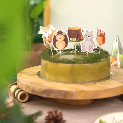 Skogsvänner - Cake Toppers 9-pack