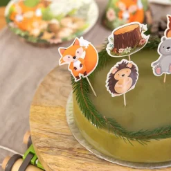 Skogsvänner - Cake Toppers 9-pack