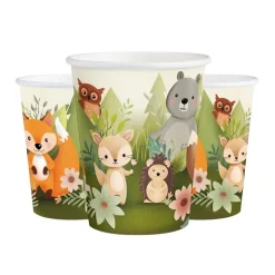 Skogsvänner - Pappmuggar 6-pack