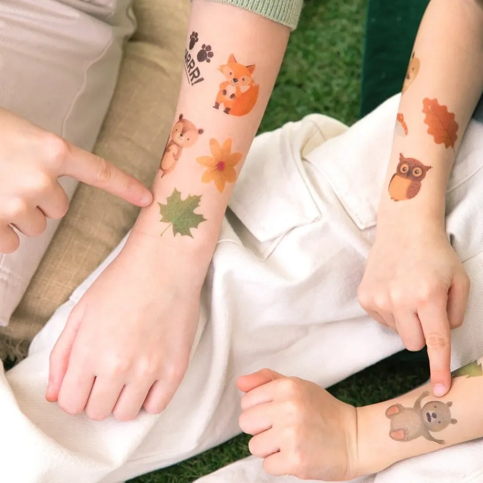 Skogsvänner Tatueringar 20-pack