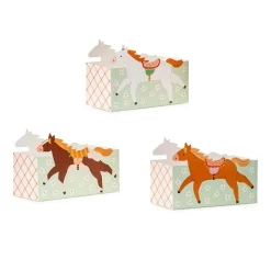 Snacksboxar - Hästar 3-pack