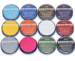Snazaroo, Ansiktsfärger 18 ml. (styckvis)