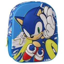 Sonic Barnryggsäck med 3D-effekt