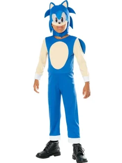 Sonic Maskeraddräkt Deluxe 9-10 år