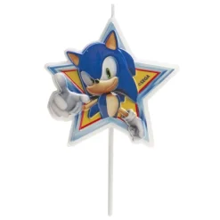 Sonic Stjärnformat Tårtljus