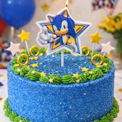 Sonic Stjärnformat Tårtljus