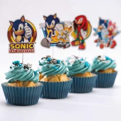Sonic the Hedgehog Cake Toppers 16-pack