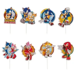 Sonic the Hedgehog Cake Toppers 16-pack