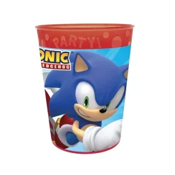 Sonic the Hedgehog - Plastmuggar 250 ml, 4-pack