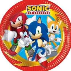 Sonic the Hedgehog - Tallrikar 8-pack