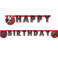 Spiderman Girlang Happy Birthday