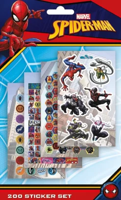 Spiderman Klistermärken 200-pack