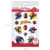 Spiderman Muffinsdekorationer - Sockerpasta 12-pack