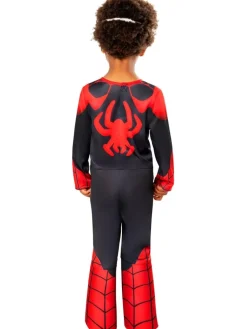 Spidey Miles Morales Maskeraddräkt 2-3 år