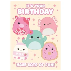 Squishmallows Födelsedagskort