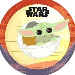Star Wars Mandalorian - Tallrikar 8-pack