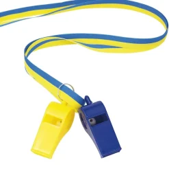 Studentvisselpipor blå/gul 2-pack