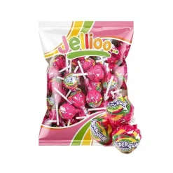 Super Gum Lollipop Strawberry 53-pack