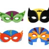 Superhjältemasker av mjukt foam (styckvis)
