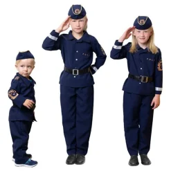 Svensk Polis Maskeraddräkt Barn 7-8 år