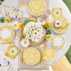Sweet Daisy - Girlang av papp med blommor