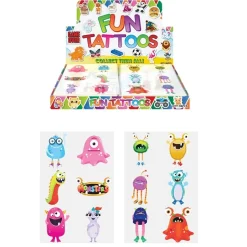 Tatueringar med monstermotiv 6-pack