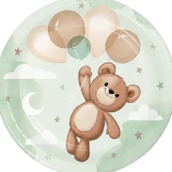 Teddybjörn Babyshower - Assietter 8-pack