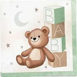 Teddybjörn Babyshower - Servetter 16-pack