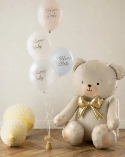 Teddybjörn Sittande Folieballong 84 cm