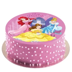 Tårtbild Disney Prinsessor - Oblat 20 cm (A)