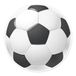 Tårtbild Fotboll - Oblat 20 cm