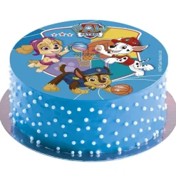 Tårtbild Paw Patrol - Sockerpasta 15,5 cm