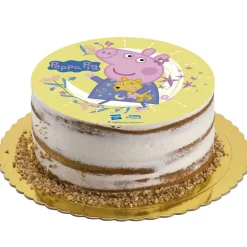 Tårtbild Peppa Pig - Sockerpasta 15,5 cm