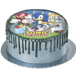 Tårtbild Sonic the Hedgehog - Oblat 20 cm