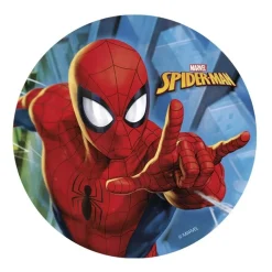 Tårtbild Spiderman, Sockerpasta 20 cm