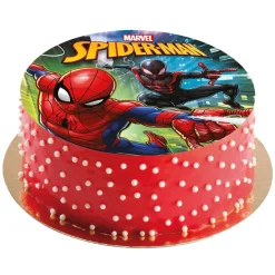 Tårtbild Spiderman - Sockerpasta 20 cm