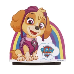 Tårtdekoration i trä - Paw Patrol Skye 12 cm