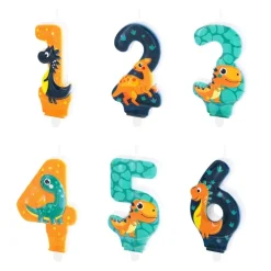 Tårtljus Dinosaurie 1-6 år