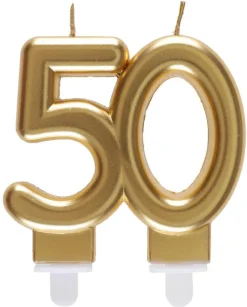 Tårtljus i Guld 50 år