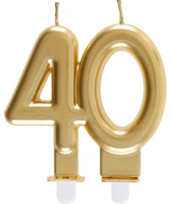 Tårtljus i Guld 40 år